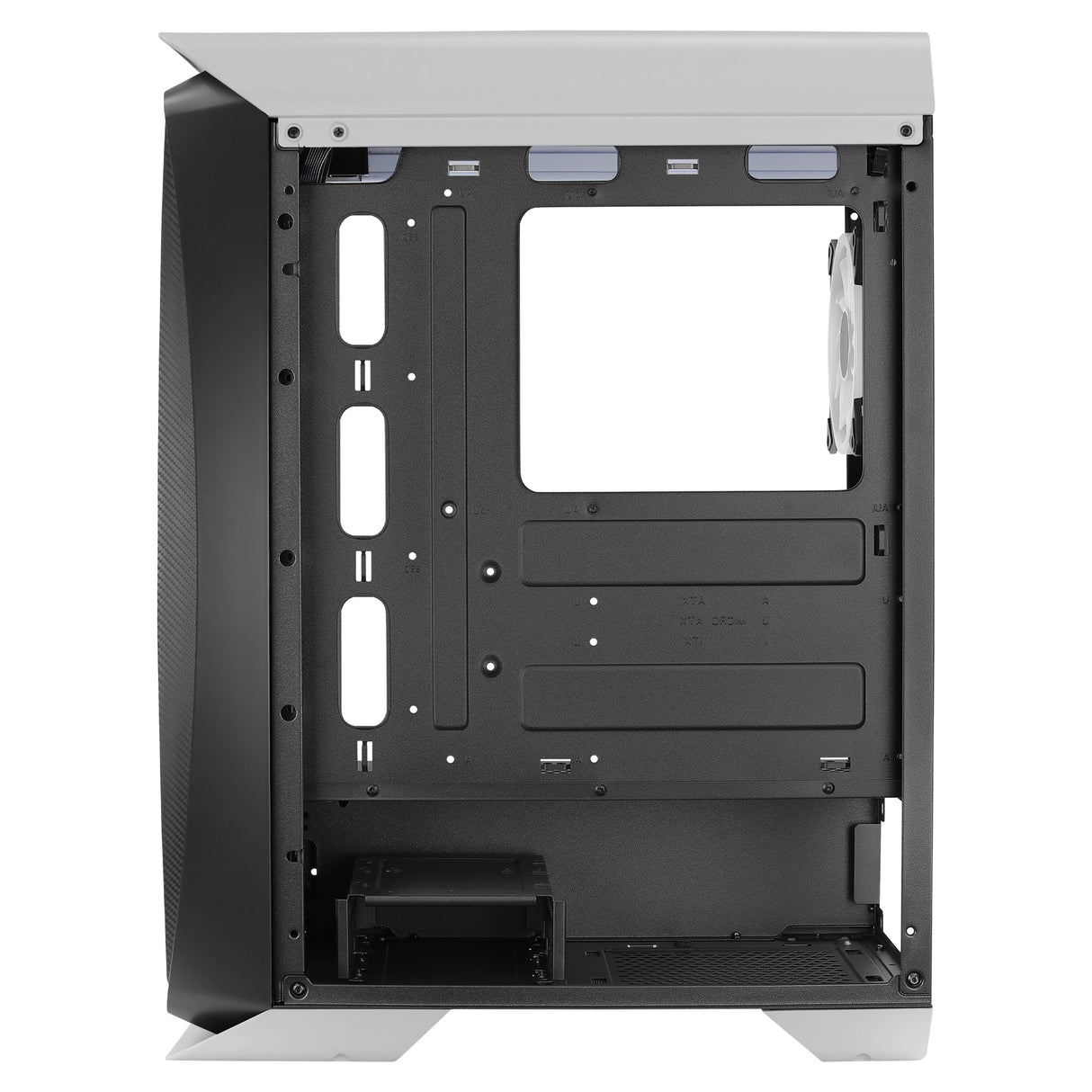Boitier Moyen Tour ATX AeroCool Aero One Duo RGB avec panneau vitré (Blanc)