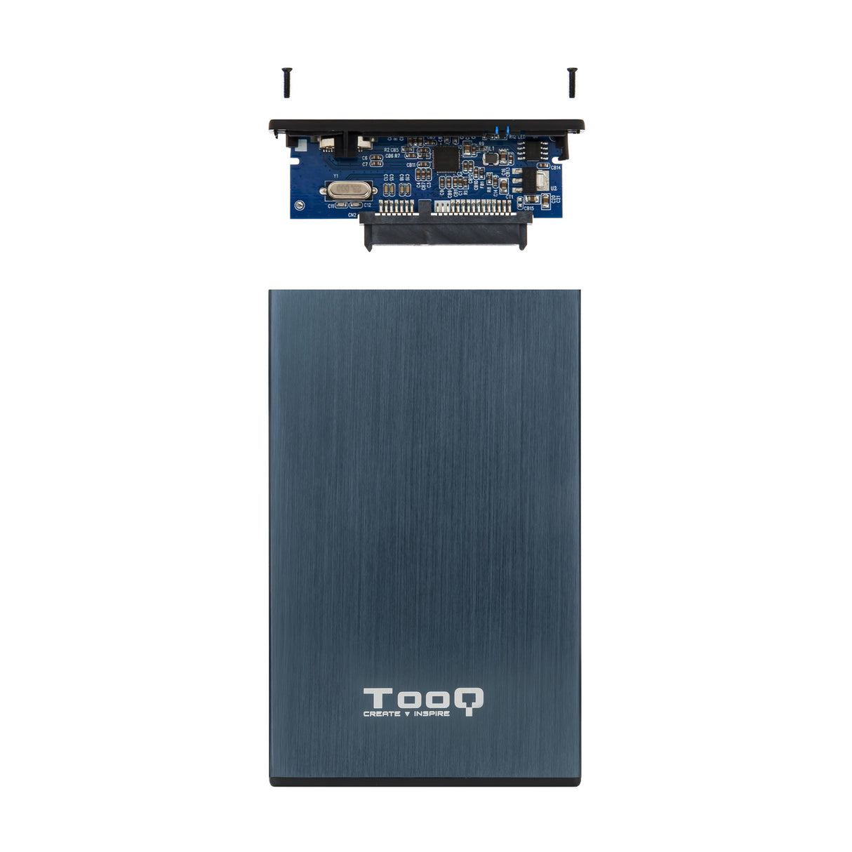Boitier externe USB 3.1 TooQ TQE-2527 - S-ATA 2,5" (Vert)