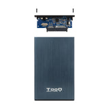 Boitier externe USB 3.1 TooQ TQE-2527 - S-ATA 2,5" (Vert)