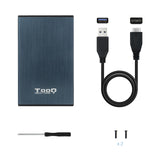 Boitier externe USB 3.1 TooQ TQE-2527 - S-ATA 2,5" (Vert)