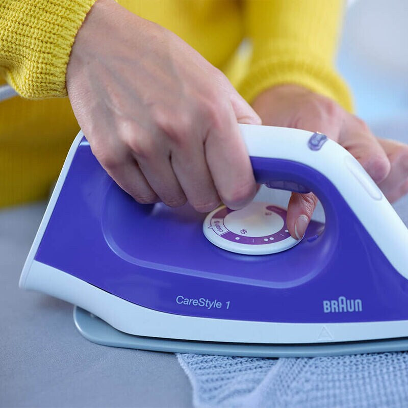Centrale vapeur CareStyle 1 - BRAUN - IS1014VI - 6 bar - 1,5 L - Violet / Blanc