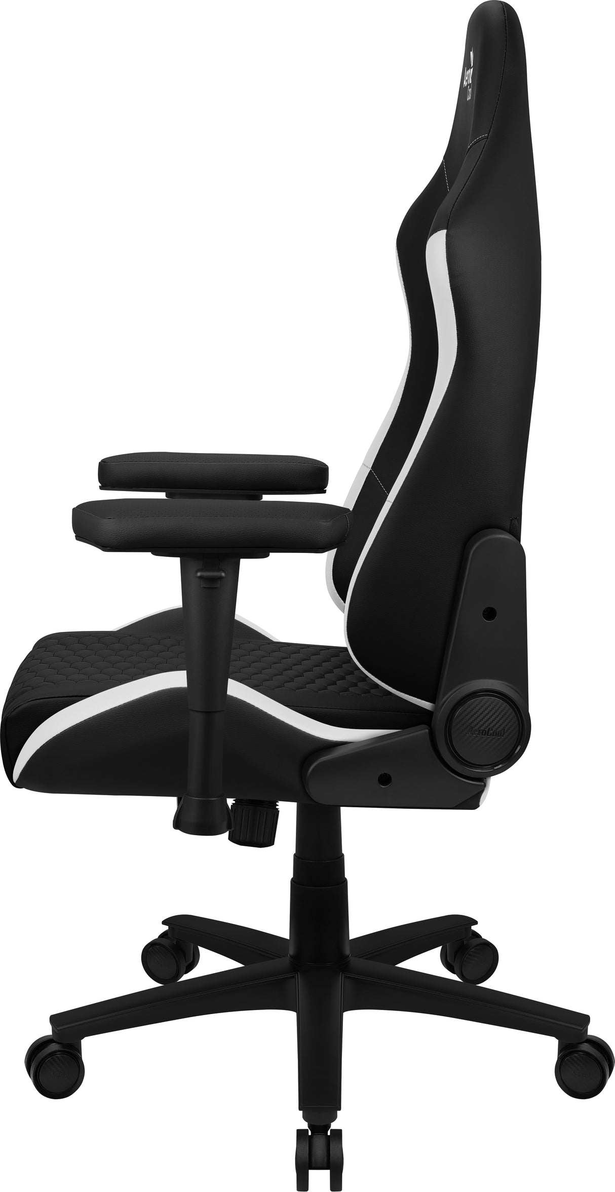 Fauteuil Gamer Aerocool Crown Leatherette (Noir/Blanc)