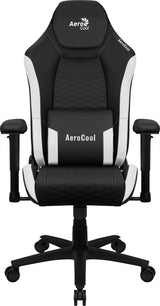 Fauteuil Gamer Aerocool Crown Leatherette (Noir/Blanc)
