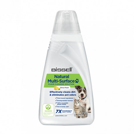 Nettoyant pour sols avec formule Naturelle - BISSELL - B3122 Crosswave - 1L, Spécial Animaux, Nettoyage Multi-Surfaces