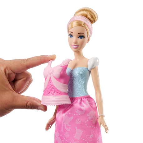 Princesses Disney-Poupée Cendrillon Et Tenues-Coffret Avec Accessoires - 3 ans+- JCR95