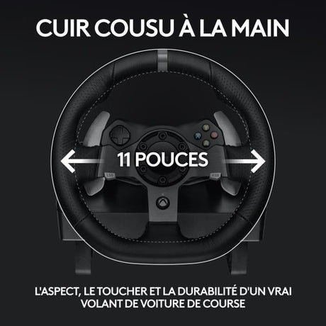 Volant de course et pédales G920 - Logitech G - Compatible Xbox serie X/S, One et PC
