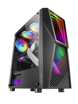 Boitier Moyen Tour ATX Mars Gaming MC777 RGB avec panneau vitré (Noir)
