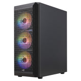 Boitier Moyen Tour ATX AeroCool Beam v2 RGB avec panneaux vitrés (Noir)