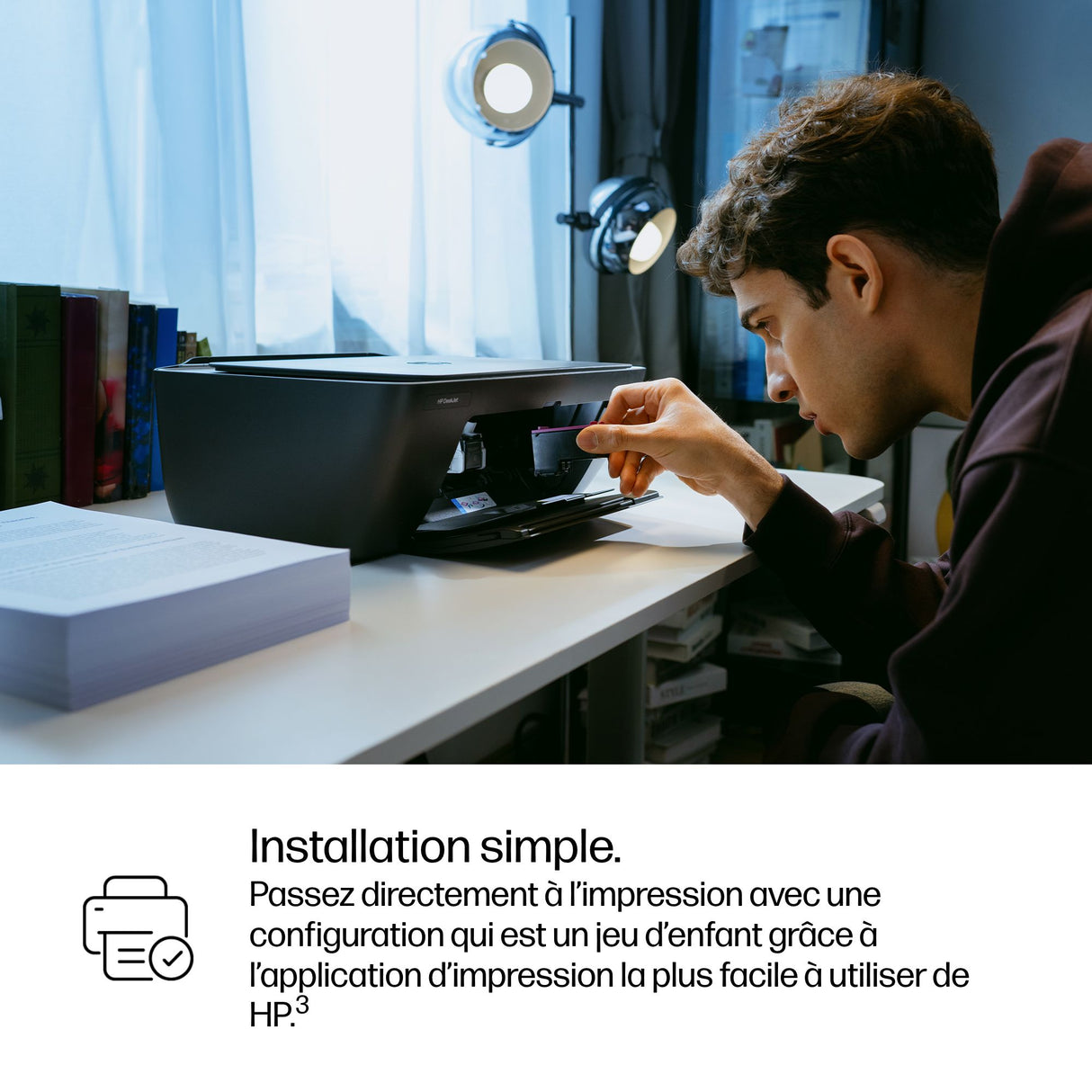 Imprimante tout-en-un HP DeskJet 2910 jet d'encre couleur - 3 mois d'Instant ink inclus avec HP+