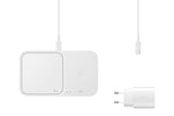 Chargeur duo sans fil rapide 15W SAMSUNG - Pad Induction - Sans adaptateur secteur - Noir
