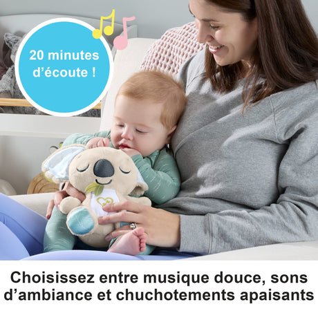 Fisher-Price - Doudou Koala a emporter - Veilleuse musicale en peluche - Fisher-Price - JBD65