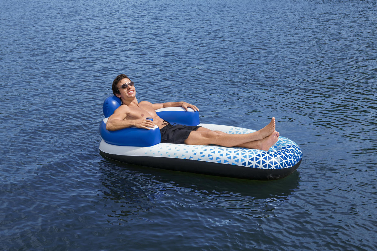 Bouée gonflable - Bestway - matelas Hydroforce  - 1 place - 183 x 97 x 53,5 cm