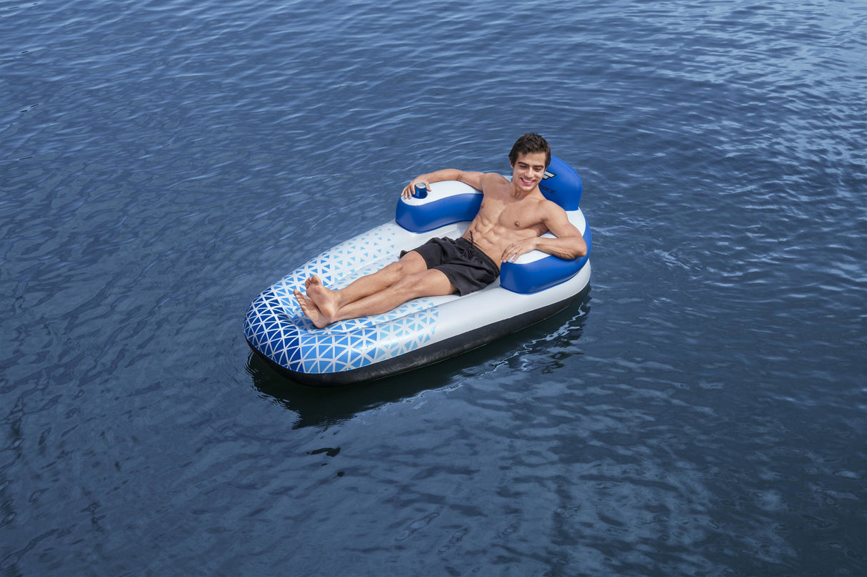 Bouée gonflable - Bestway - matelas Hydroforce  - 1 place - 183 x 97 x 53,5 cm