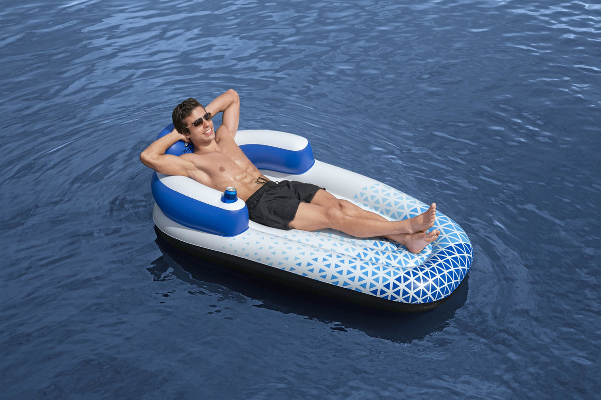Bouée gonflable - Bestway - matelas Hydroforce  - 1 place - 183 x 97 x 53,5 cm