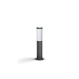 Lampadaire extérieur sur poteau - UTRECHT - Poteau anthracite - 1x20 W - Haute tension