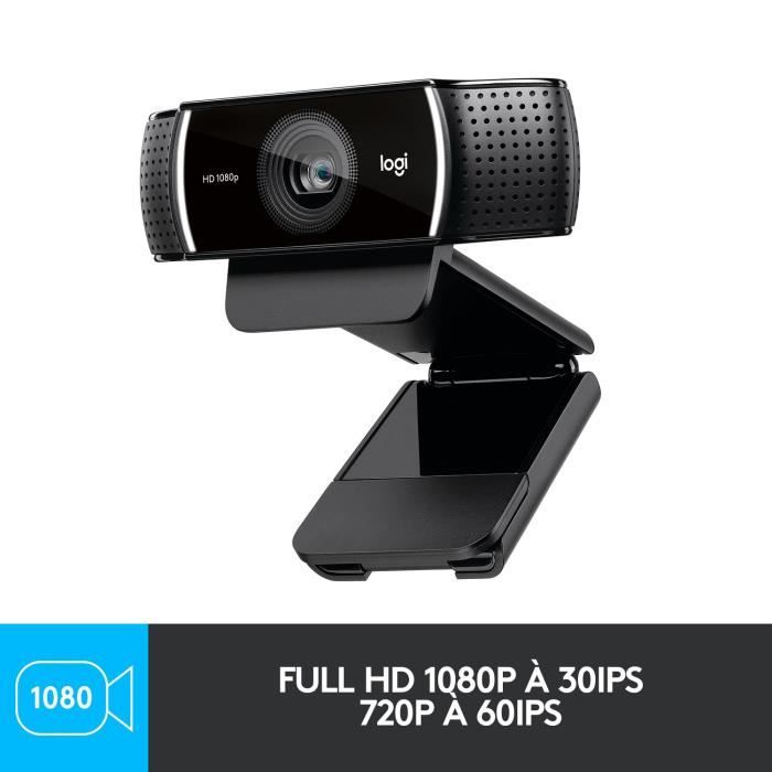 Webcam - Full HD 1080p - Logitech G - C922 Pro - Microphone intégré - Stream
