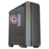 Boitier Moyen Tour ATX AeroCool Genesis v2 RGB avec panneau vitré (Noir)