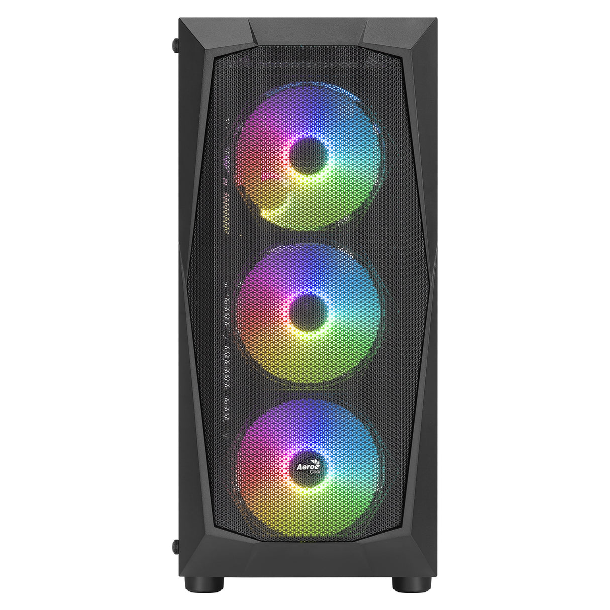 Boitier Moyen Tour ATX AeroCool Falcon-A RGB avec panneau vitré (Noir)
