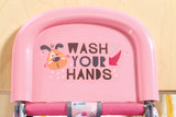 Chaise haute pour poupon - BABY BORN - Se fixe sur la table - Jouet d'imitation - Rose - Des 3 ans