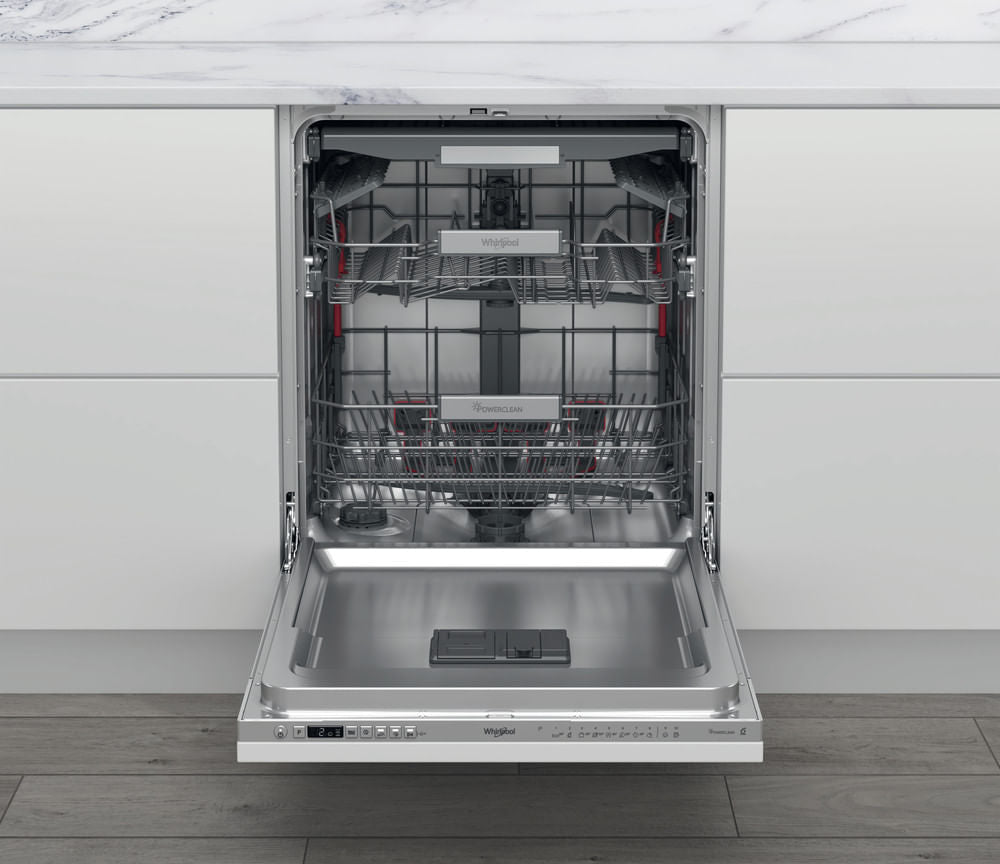 Lave-vaisselle tout encastrable WHIRLPOOL WKCIO3T133PFE 6eme Sens - 14 couverts - Induction - 43 dB - tiroir a couverts