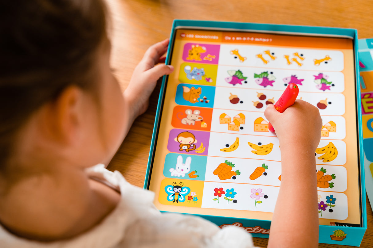 Jeu éducatif électronique - NATHAN - Electro Lettres et Chiffres - Pour enfants de 3 ans et plus - Multicolore