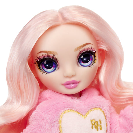 Junior High Pyjama Party - Poupée mannequin articulée 22cm - Bella (rose) - Nombreux accessoires - a partir de 4 ans