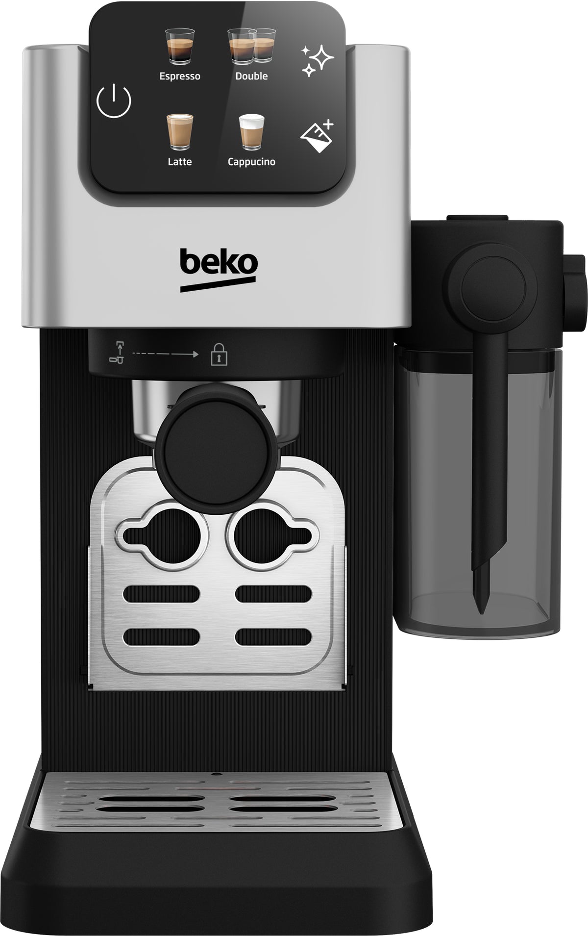 Machine expresso manuelle - BEKO - CEP5304X - 1628 W - 1,1 L - Argenté