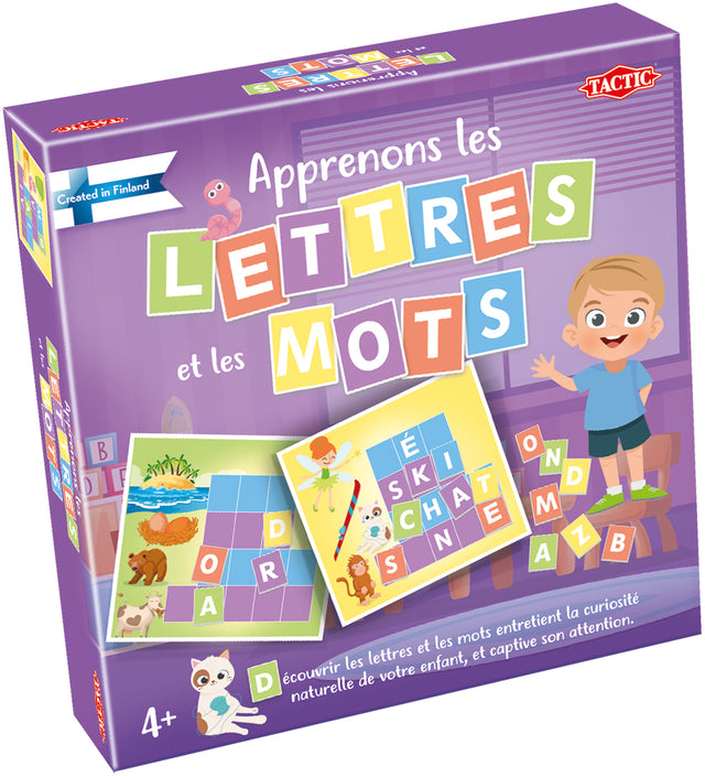 Apprenons les Lettres et les Mots - Jeu éducatif - TACTIC - 2 joueurs et plus - Des 4 ans