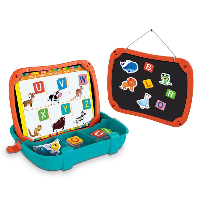 Mallette Lettres & Animaux magnétiques - Clementoni - Des 3 ans - Multicolore - Intérieur