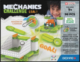 Coffret de construction - GEOMAG - Mechanics Challenge Goal! - 96 pieces - Magnétique - Jeu interactif - Plastique recyclé