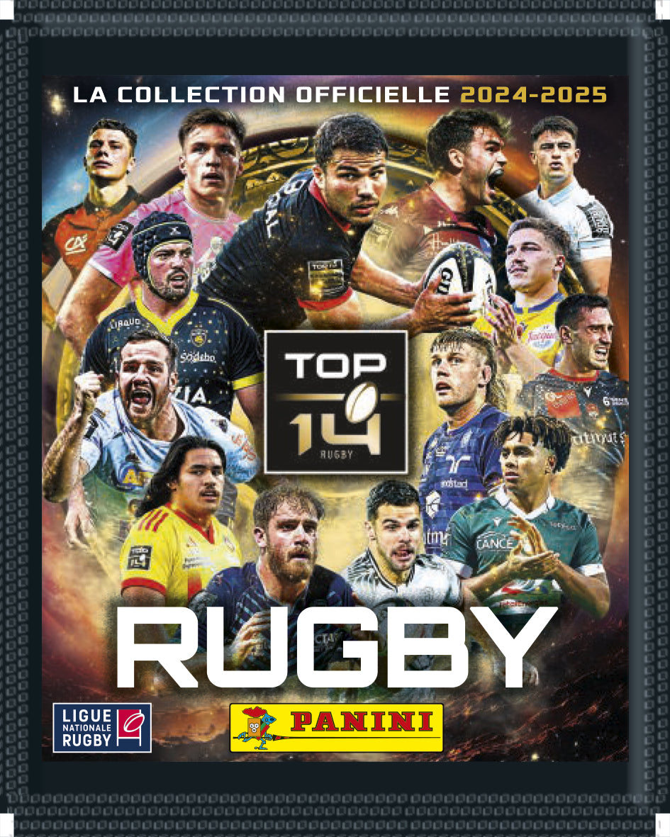 Starter Pack - PANINI - Rugby Top 14 2024-2025 - Album - 2 pochettes - 2 offertes