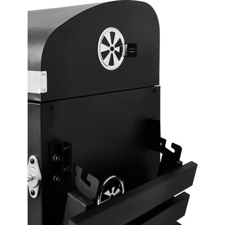 Barbecue charbon - Cookingbox - Clark - Ventilation réglable - Grille de cuisson en fonte - Acier et finitions inox