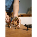 Coffret Aventures d'équitation Western, SCHLEICH 42578 Farm World, Animaux de la ferme, des 5 ans