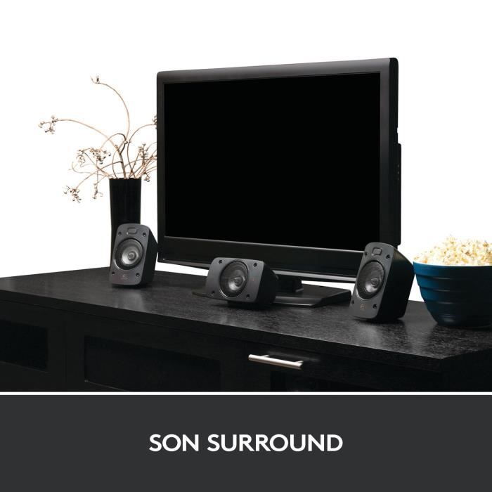 Enceinte PC - Filaire - Logitech - Z906 - Noir