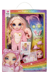Junior High Pyjama Party - Poupée mannequin articulée 22cm - Bella (rose) - Nombreux accessoires - a partir de 4 ans