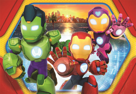 CLEMENTONI - 24 pieces Maxi - Iron Man and his awesome friends