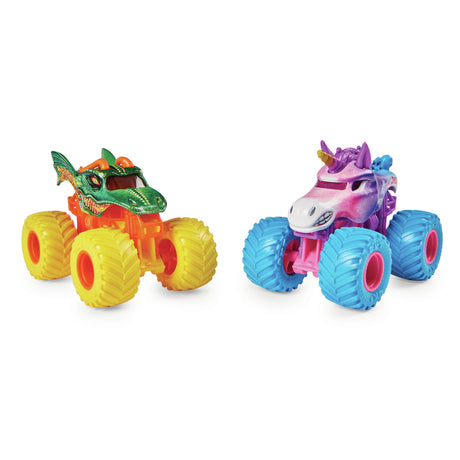 Véhicule die-cast - Spin Master - Monster Jam - 1:64 - Pack de 2 - Mixte - 3 ans et plus