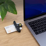Lecteur de Cartes à puce TooQ TQR-3011B USB-C 2.0 (Noir)