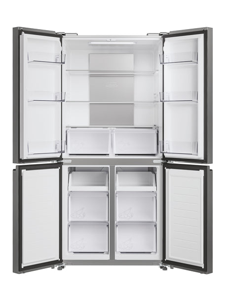 Réfrigérateur multi-portes - CANDY CFQQ5T817EPS - 467L (311L + 156L) - No Frost - Classe E - Silver