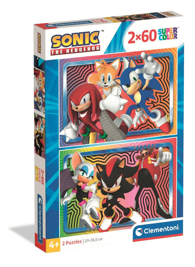 CLEMENTONI - 2x60 pieces - Sonic