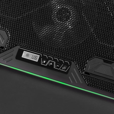 Support ventilé Mars Gaming MNBC6 RGB 19"max (Noir)