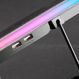 Support ventilé Mars Gaming MNBC6 RGB 19"max (Noir)