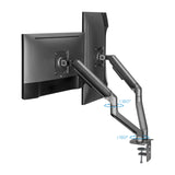 Support double-écran à fixer Tooq  DB4132TNR 17"-32" (9kg max) (Gris)