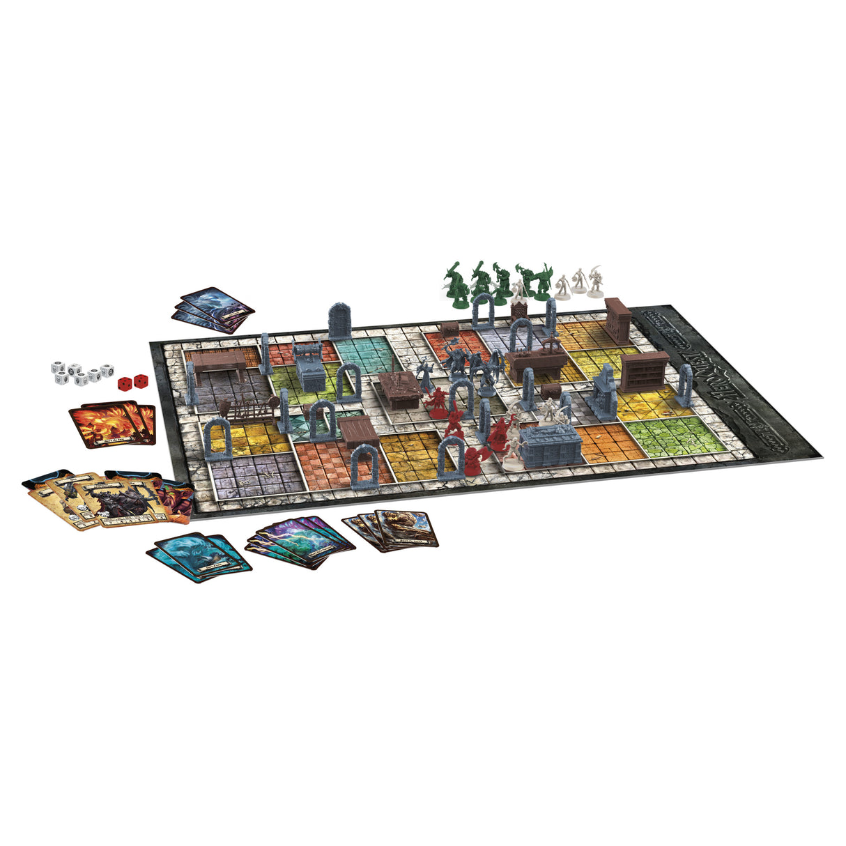 Heroquest Systeme de Jeu, Jeu d'aventures fantastiques styles donjon, Jeu de société, A partir de 14 Ans, 2 a 5 Joueurs