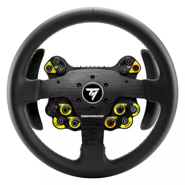 Volant PC/PS4/PS5/Xbox - THRUSTMASTER - Evo Racing 32R - Leather Cuir/structure Alu 32cm Palettes magnétiques 25 boutons 7 LEDS