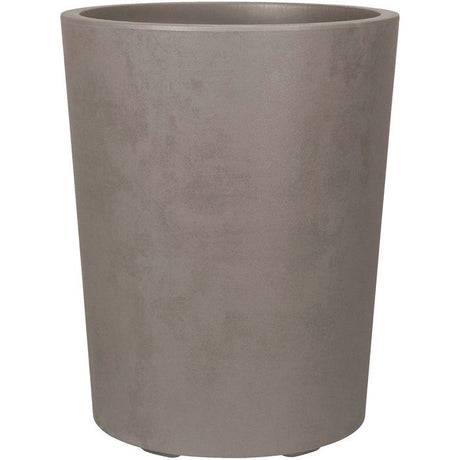 Pot de fleurs rond - DEROMA - Millennium - 48 L - Ř 43 cm - A réserve d'eau - Marron
