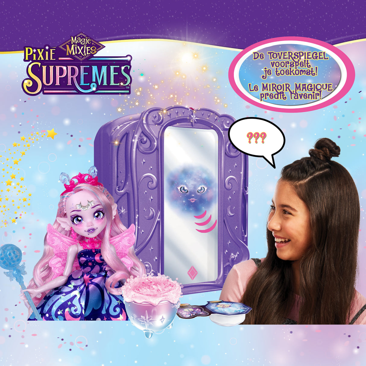 Miroir Magique - MAGIC MIXIES - L37 x l13 x h17 cm - Des 5 ans
