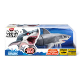 Jouet Interactif - ZURU - Shark Attack Robo Alive - Grand requin blanc avec mouvements réalistes et yeux brillants