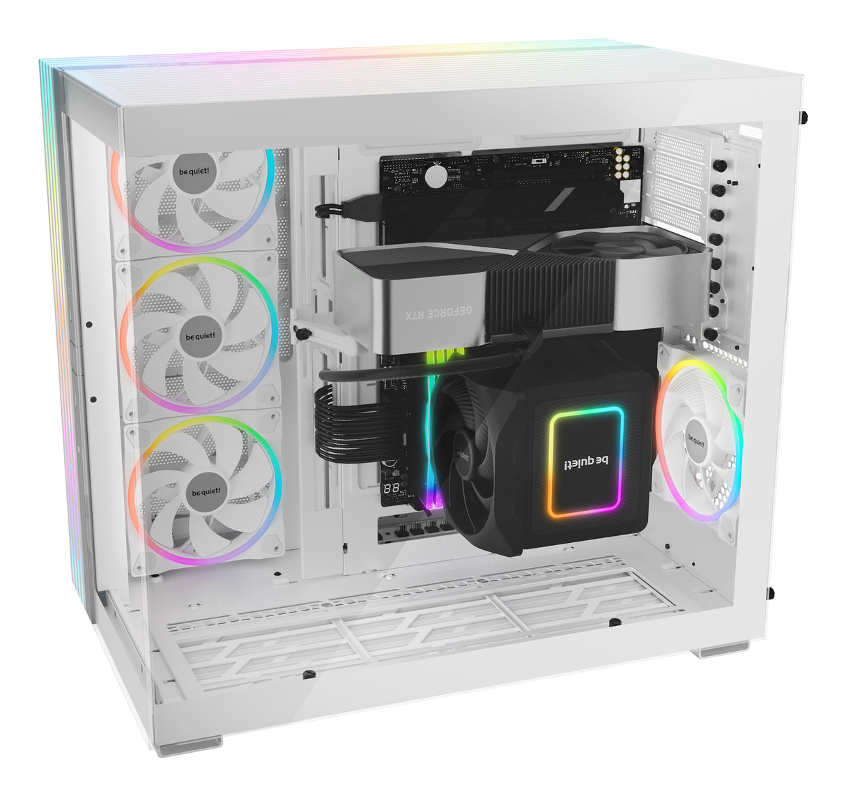 Boitier Grand Tour E-ATX be quiet! Light Base 900 FX RGB avec panneaux vitrés (Blanc)