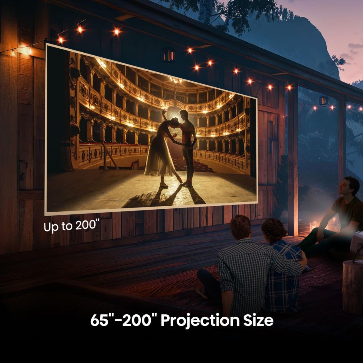 Vidéoprojecteur - HISENSE - M2SE Pro - 4K UHD - Triple Laser Trichroma - 1150 ANSI Lumens - Smart TV VIDAA - Dolby Vision